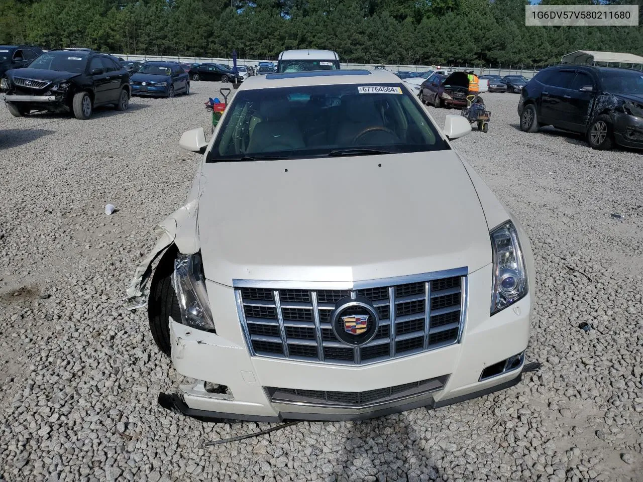 2008 Cadillac Cts Hi Feature V6 VIN: 1G6DV57V580211680 Lot: 67764584