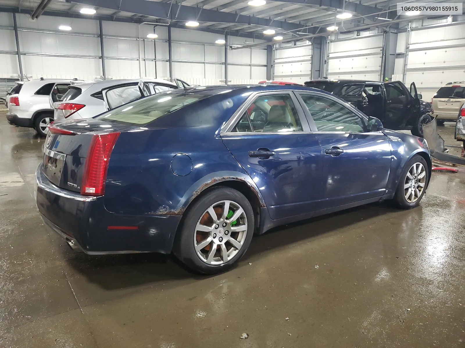 2008 Cadillac Cts Hi Feature V6 VIN: 1G6DS57V980155915 Lot: 68233024