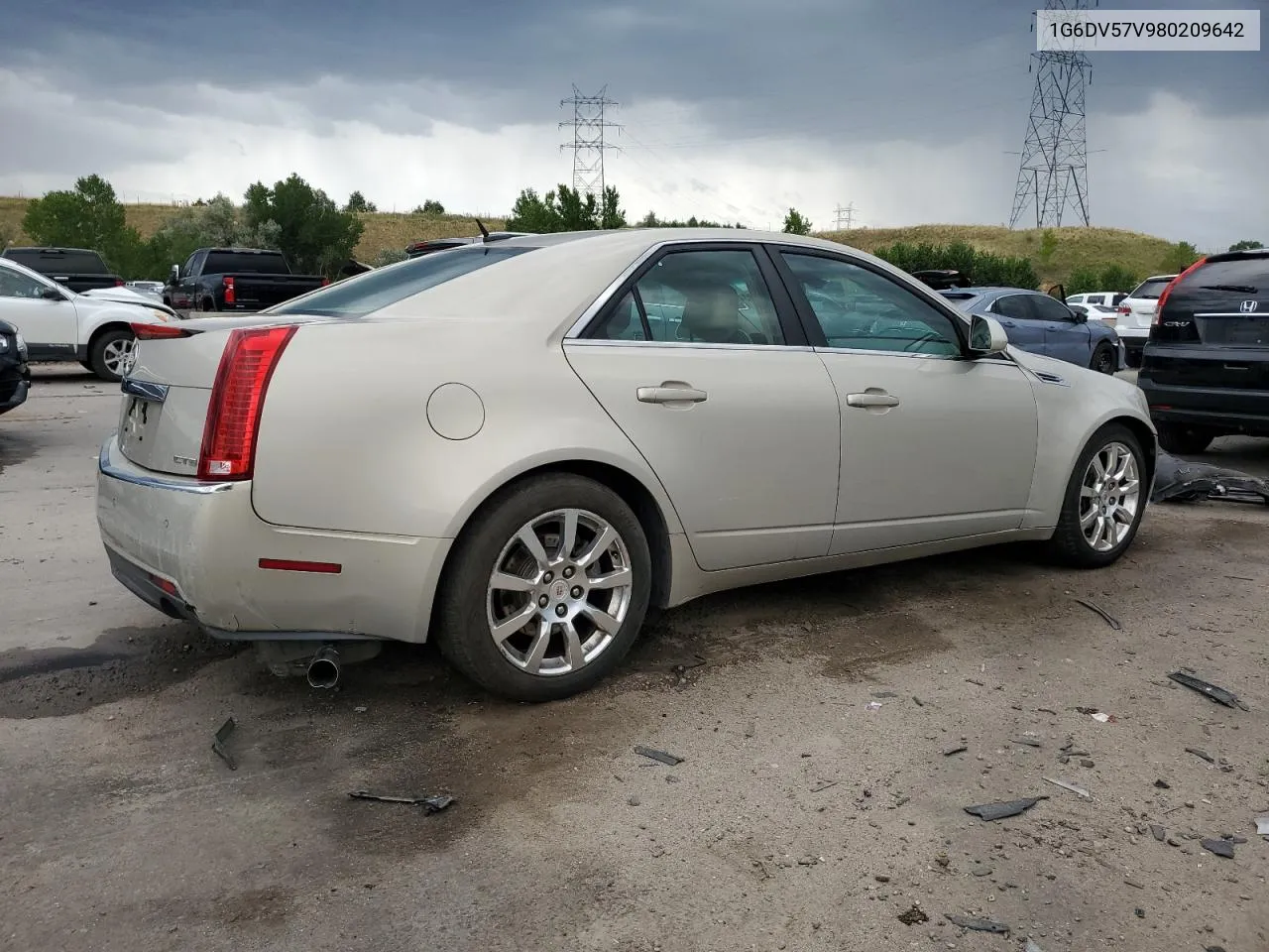 1G6DV57V980209642 2008 Cadillac Cts Hi Feature V6