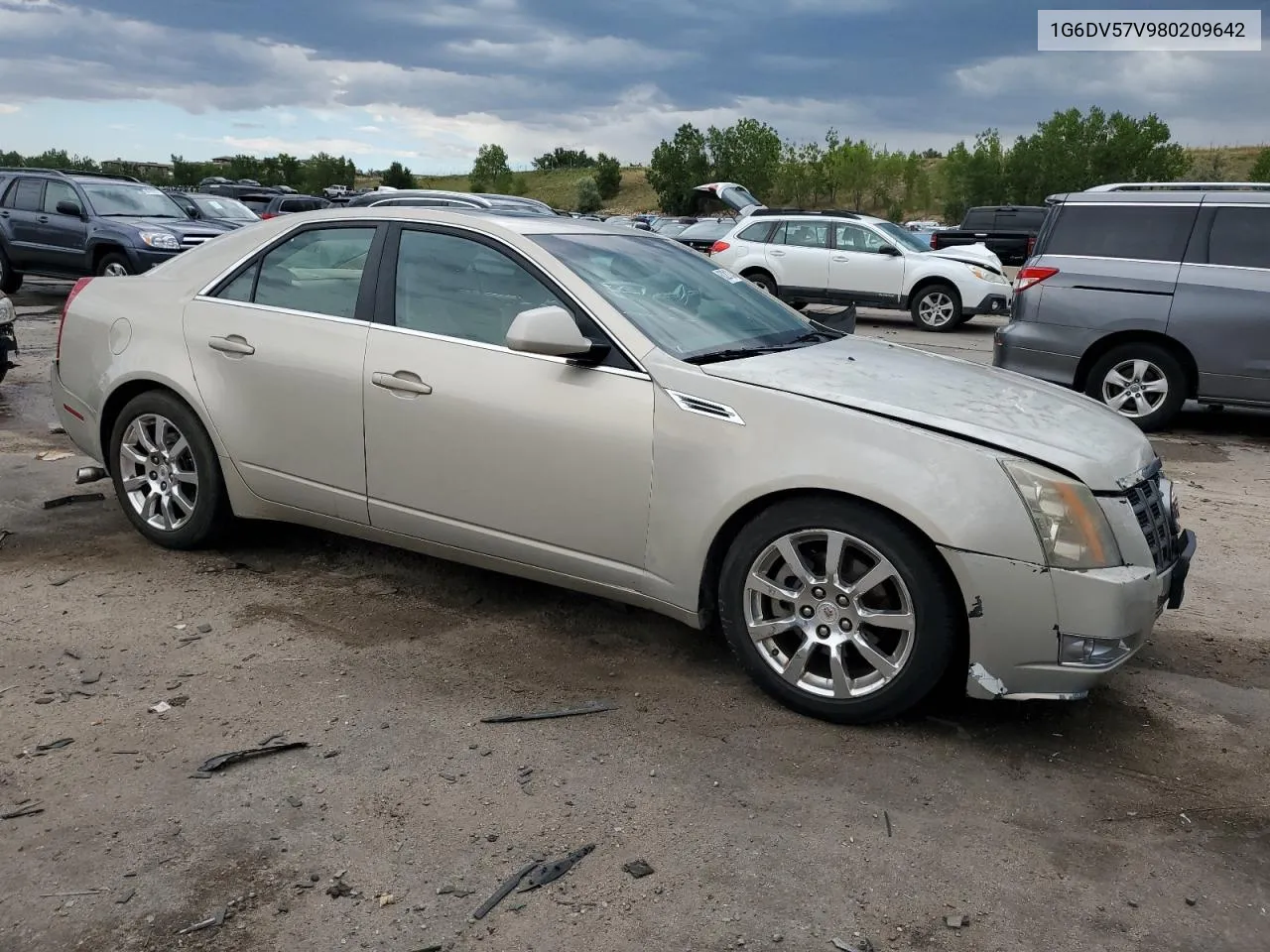 2008 Cadillac Cts Hi Feature V6 VIN: 1G6DV57V980209642 Lot: 68281034