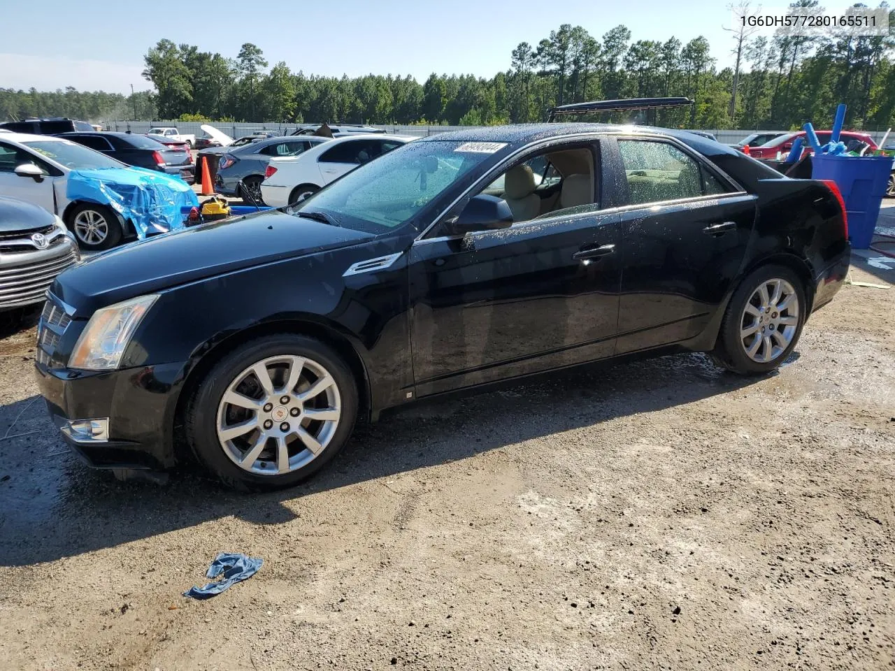 2008 Cadillac Cts VIN: 1G6DH577280165511 Lot: 68493044