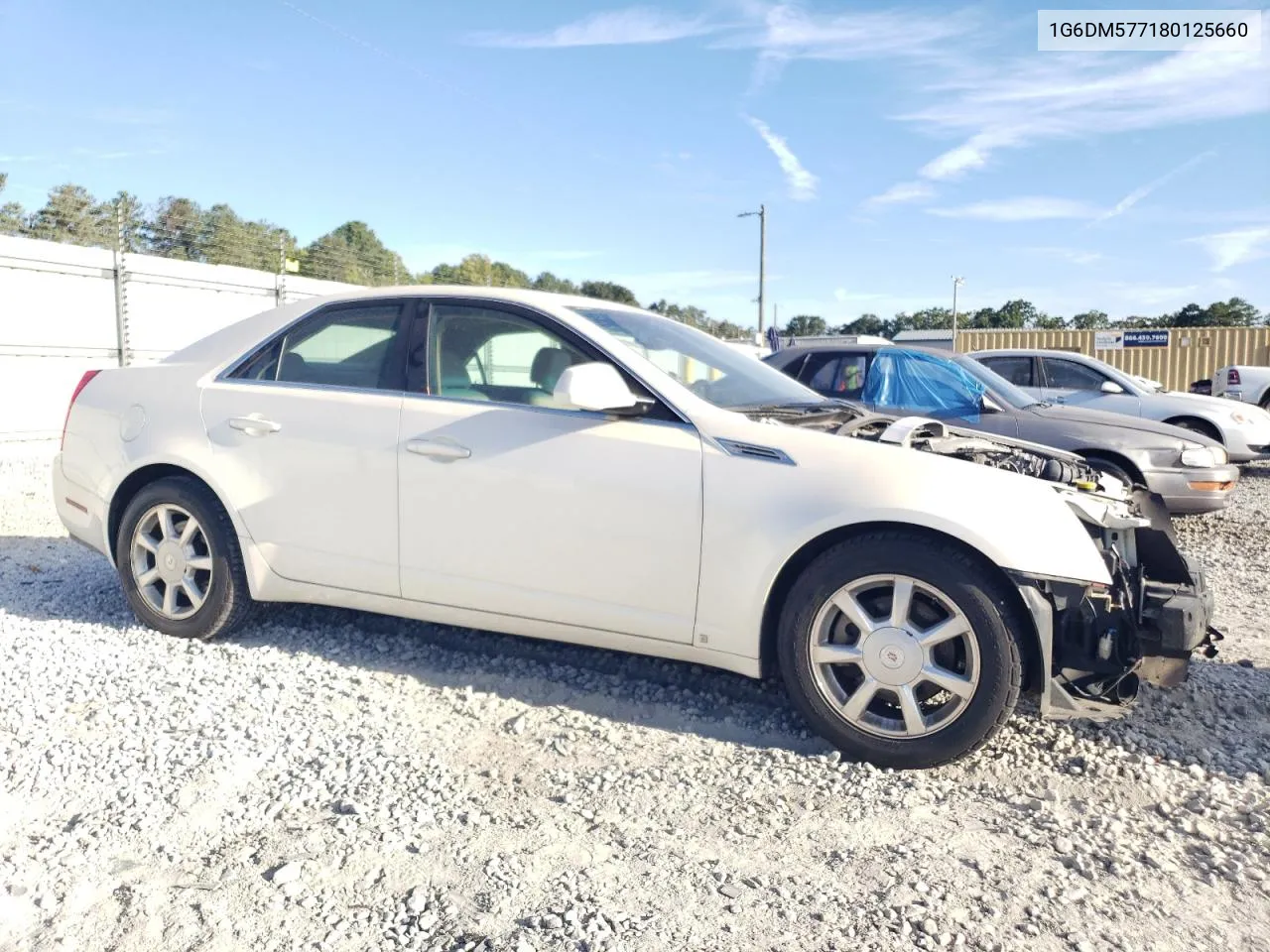 2008 Cadillac Cts VIN: 1G6DM577180125660 Lot: 69654464