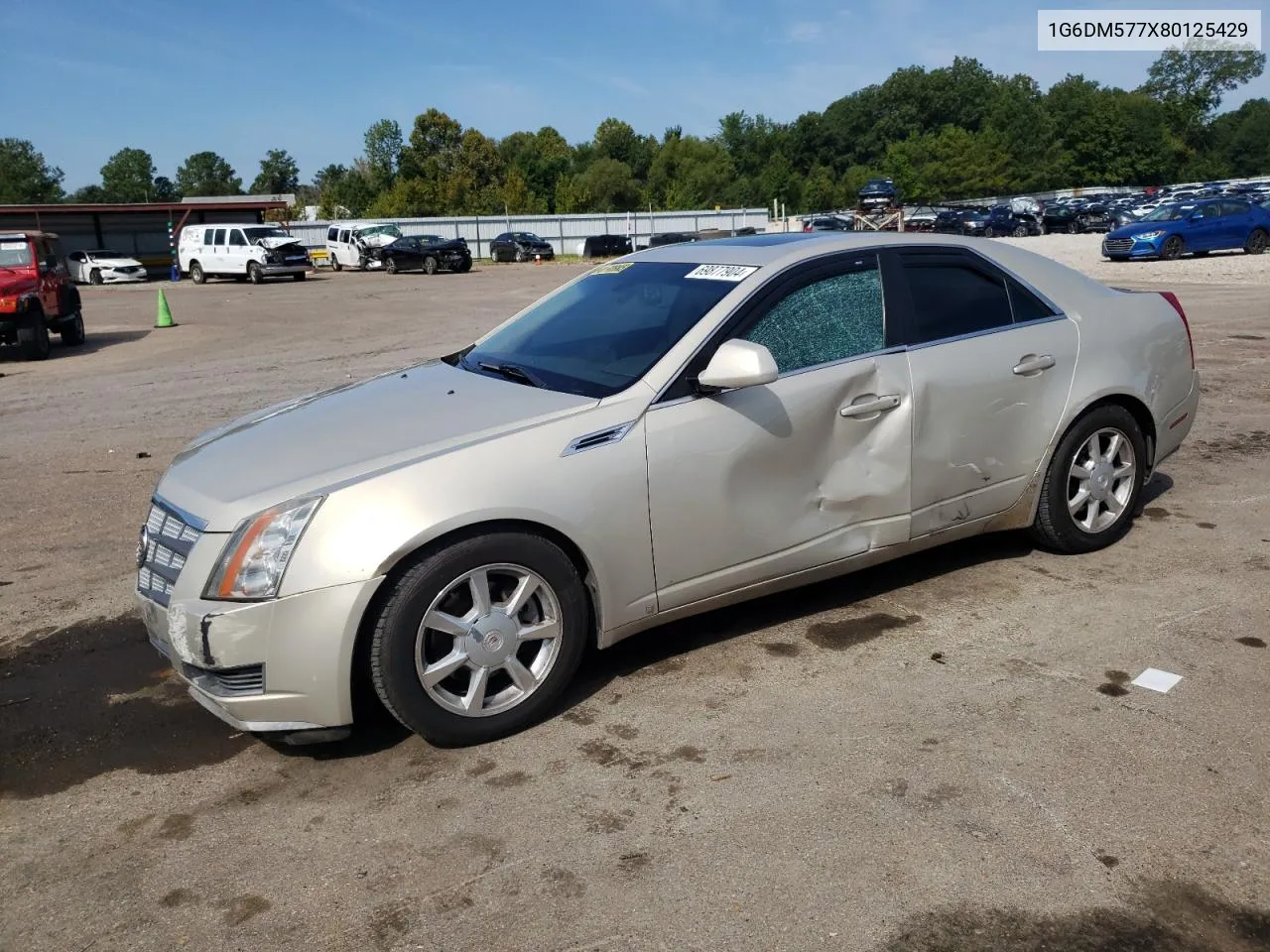 2008 Cadillac Cts VIN: 1G6DM577X80125429 Lot: 69877904