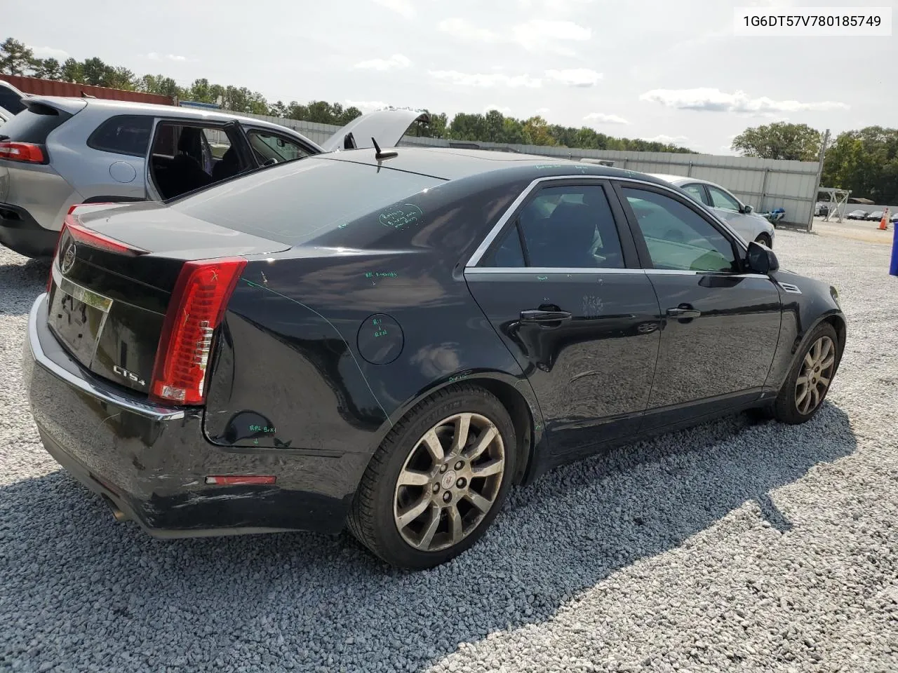 2008 Cadillac Cts Hi Feature V6 VIN: 1G6DT57V780185749 Lot: 70568154