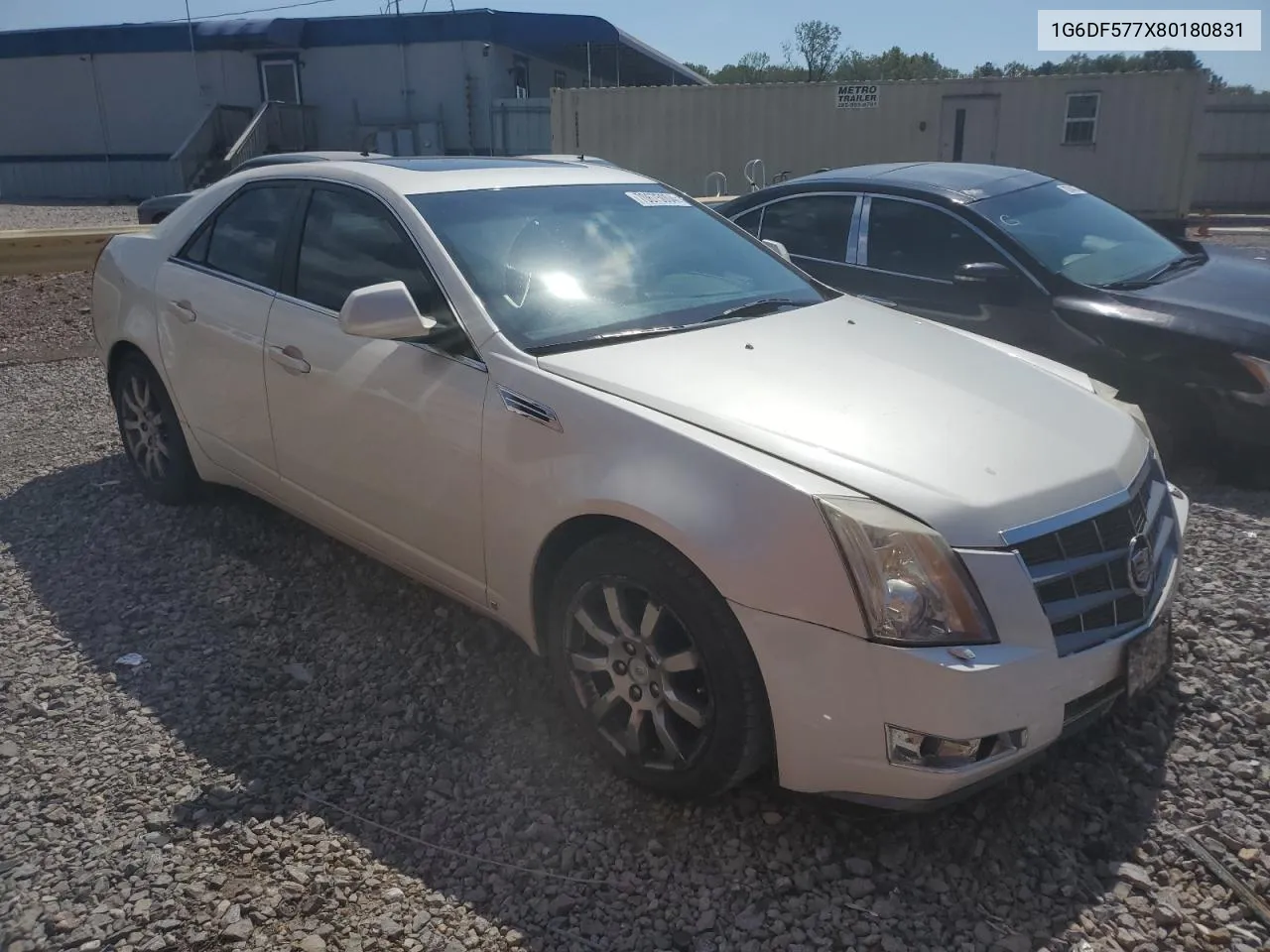 2008 Cadillac Cts VIN: 1G6DF577X80180831 Lot: 70675004