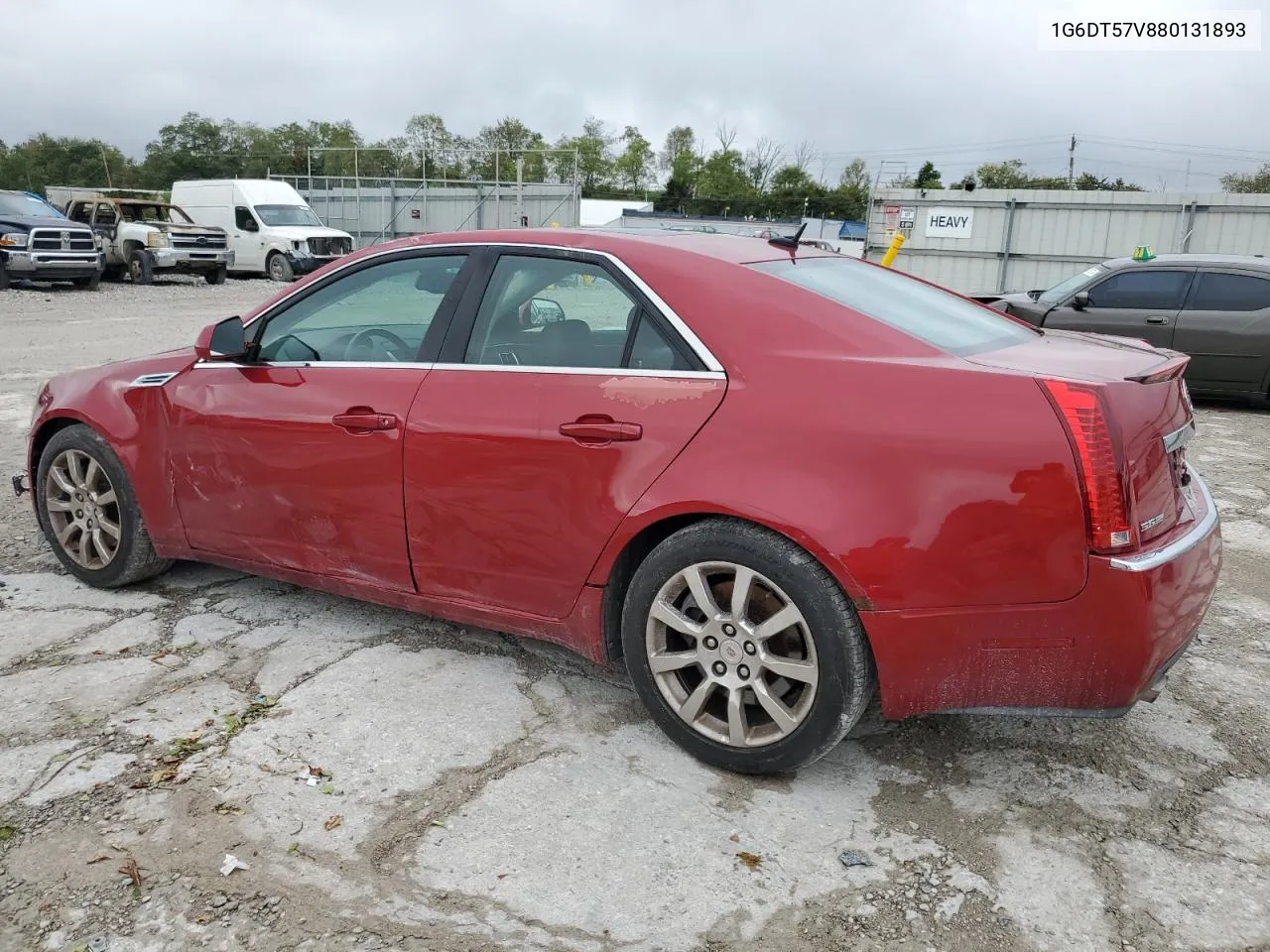 2008 Cadillac Cts Hi Feature V6 VIN: 1G6DT57V880131893 Lot: 71896954