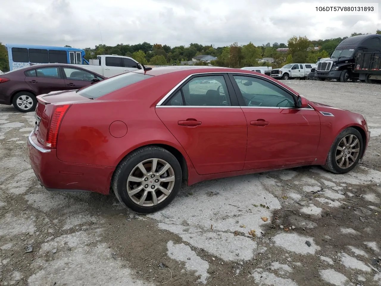 2008 Cadillac Cts Hi Feature V6 VIN: 1G6DT57V880131893 Lot: 71896954