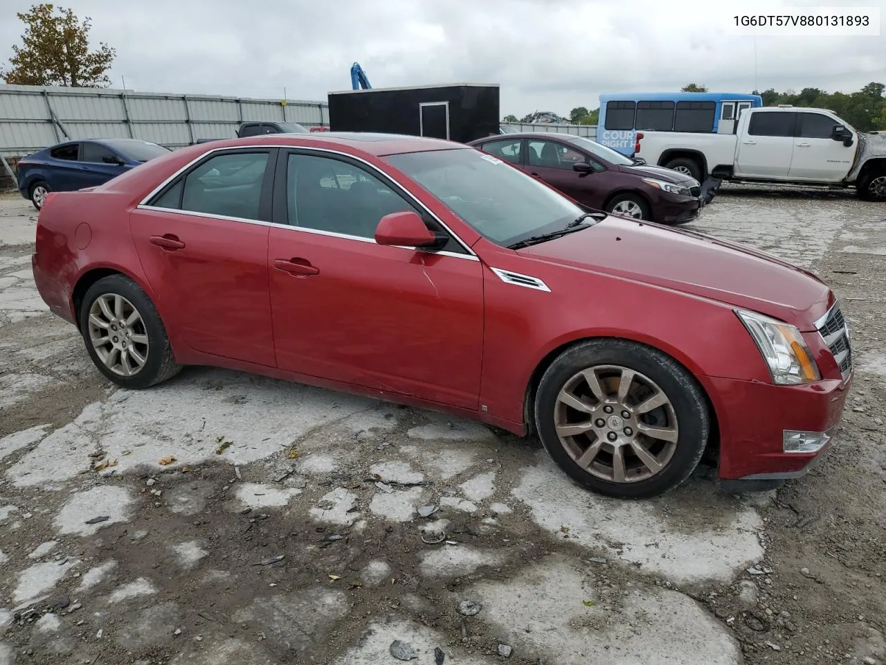 2008 Cadillac Cts Hi Feature V6 VIN: 1G6DT57V880131893 Lot: 71896954