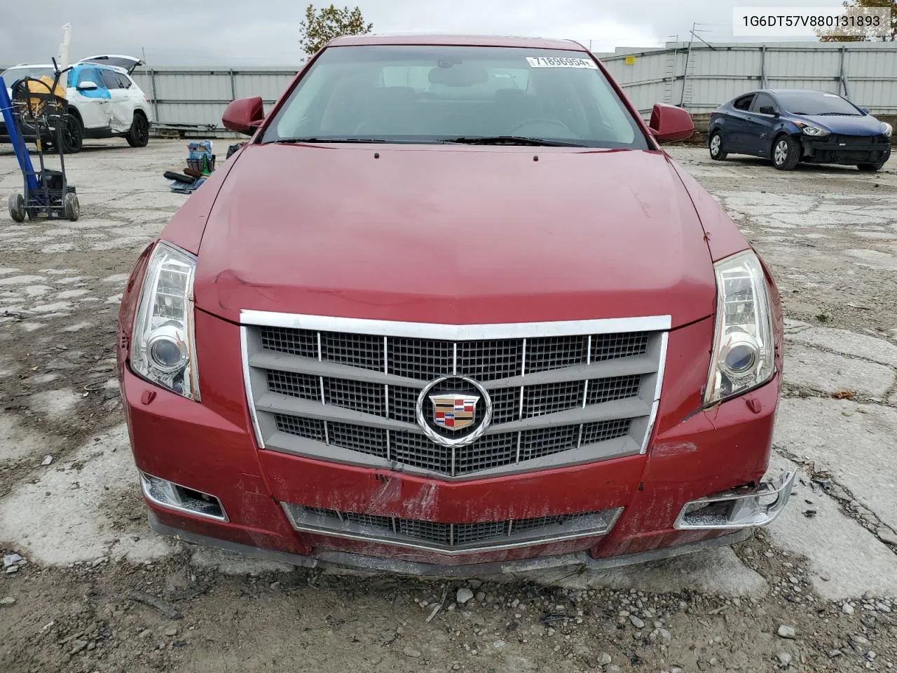 2008 Cadillac Cts Hi Feature V6 VIN: 1G6DT57V880131893 Lot: 71896954