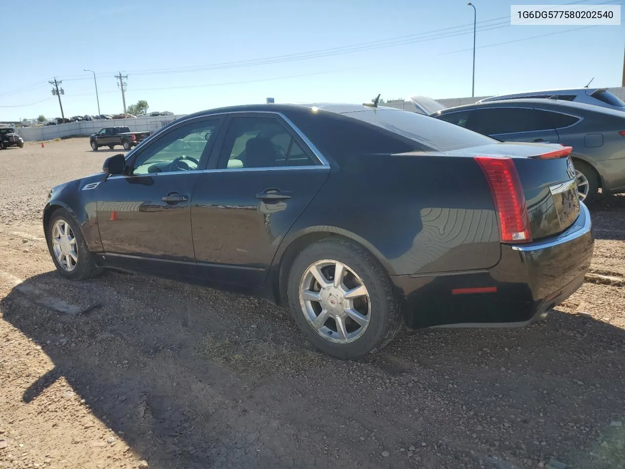 2008 Cadillac Cts VIN: 1G6DG577580202540 Lot: 72961874