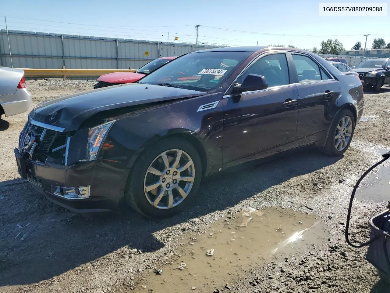 2008 Cadillac Cts Hi Feature V6 VIN: 1G6DS57V880209088 Lot: 73015334