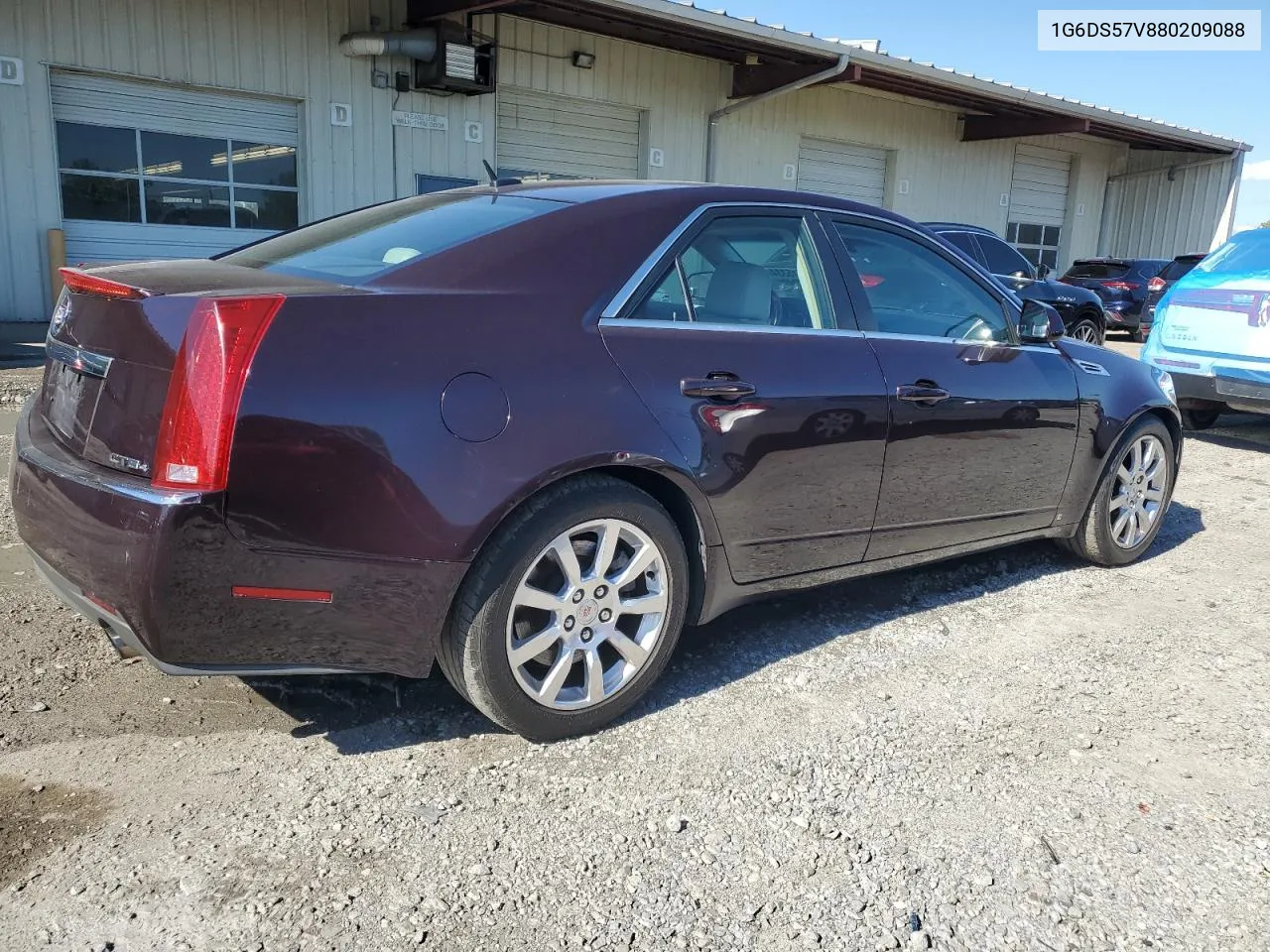 2008 Cadillac Cts Hi Feature V6 VIN: 1G6DS57V880209088 Lot: 73015334