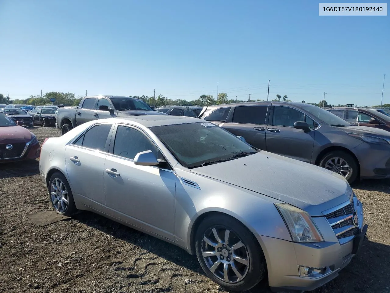 1G6DT57V180192440 2008 Cadillac Cts Hi Feature V6