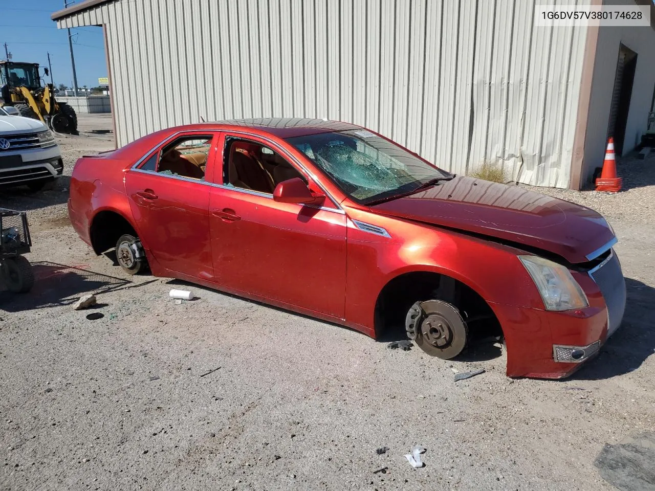 2008 Cadillac Cts Hi Feature V6 VIN: 1G6DV57V380174628 Lot: 73052094