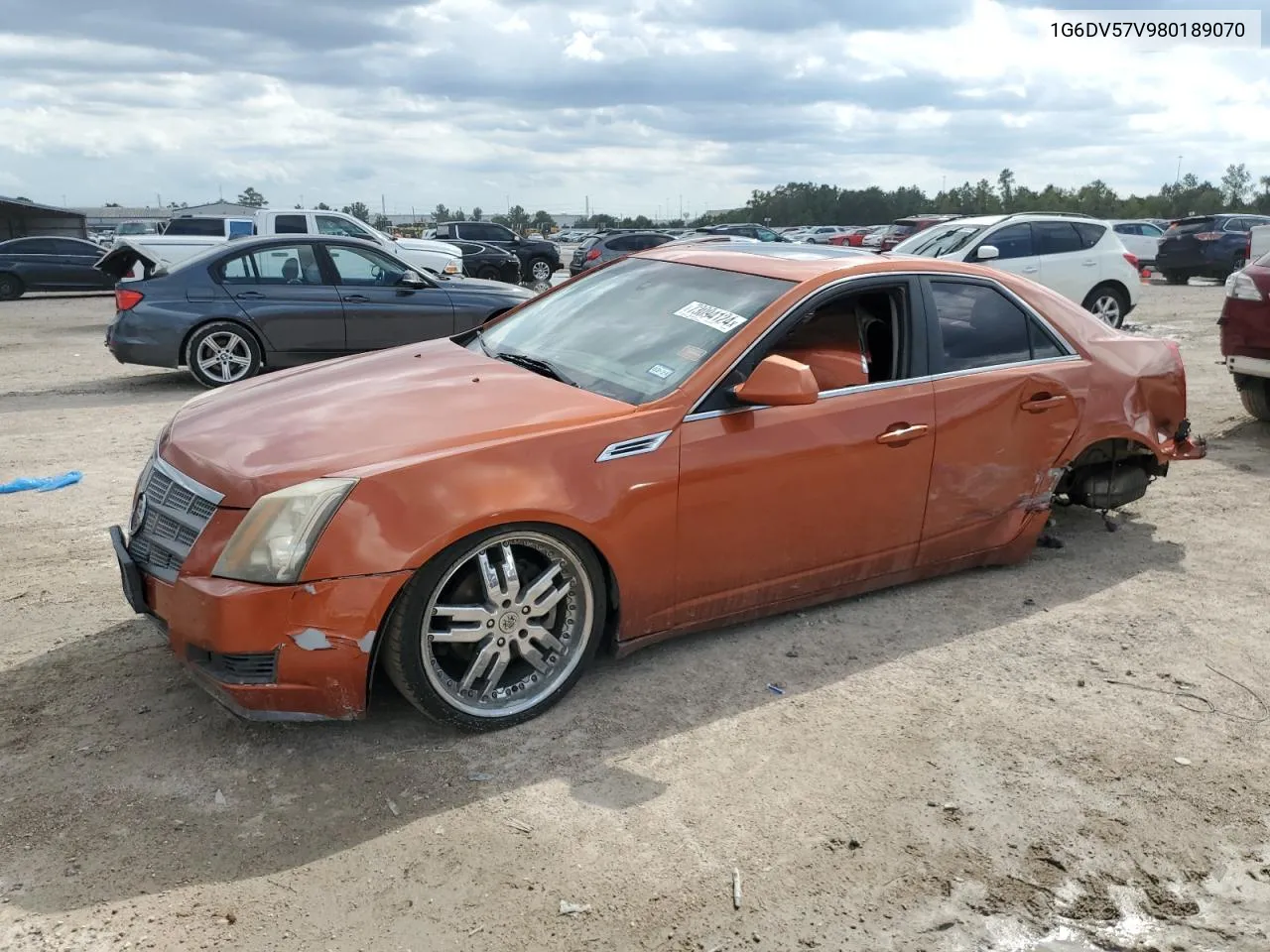 2008 Cadillac Cts Hi Feature V6 VIN: 1G6DV57V980189070 Lot: 73094124