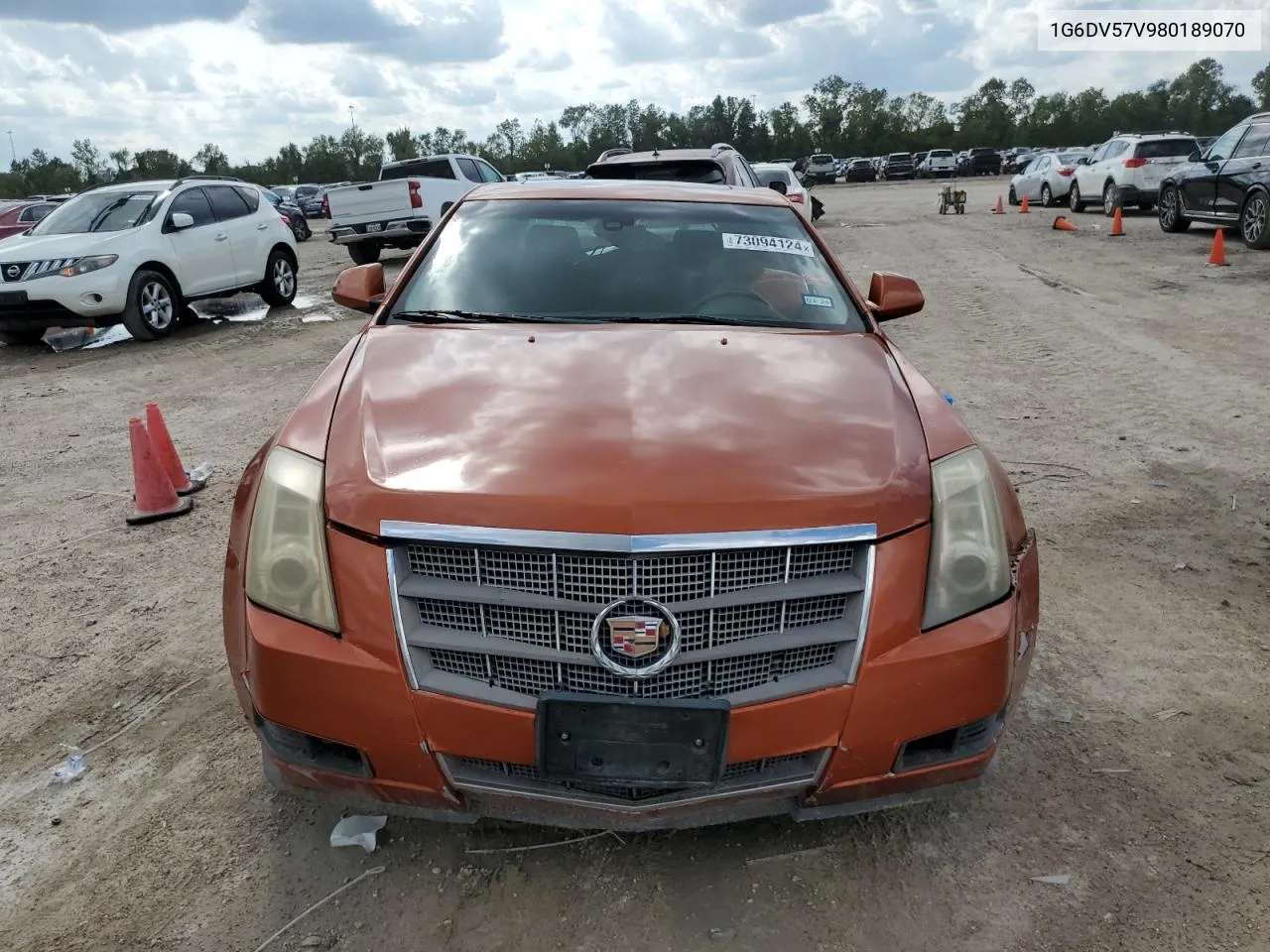 2008 Cadillac Cts Hi Feature V6 VIN: 1G6DV57V980189070 Lot: 73094124