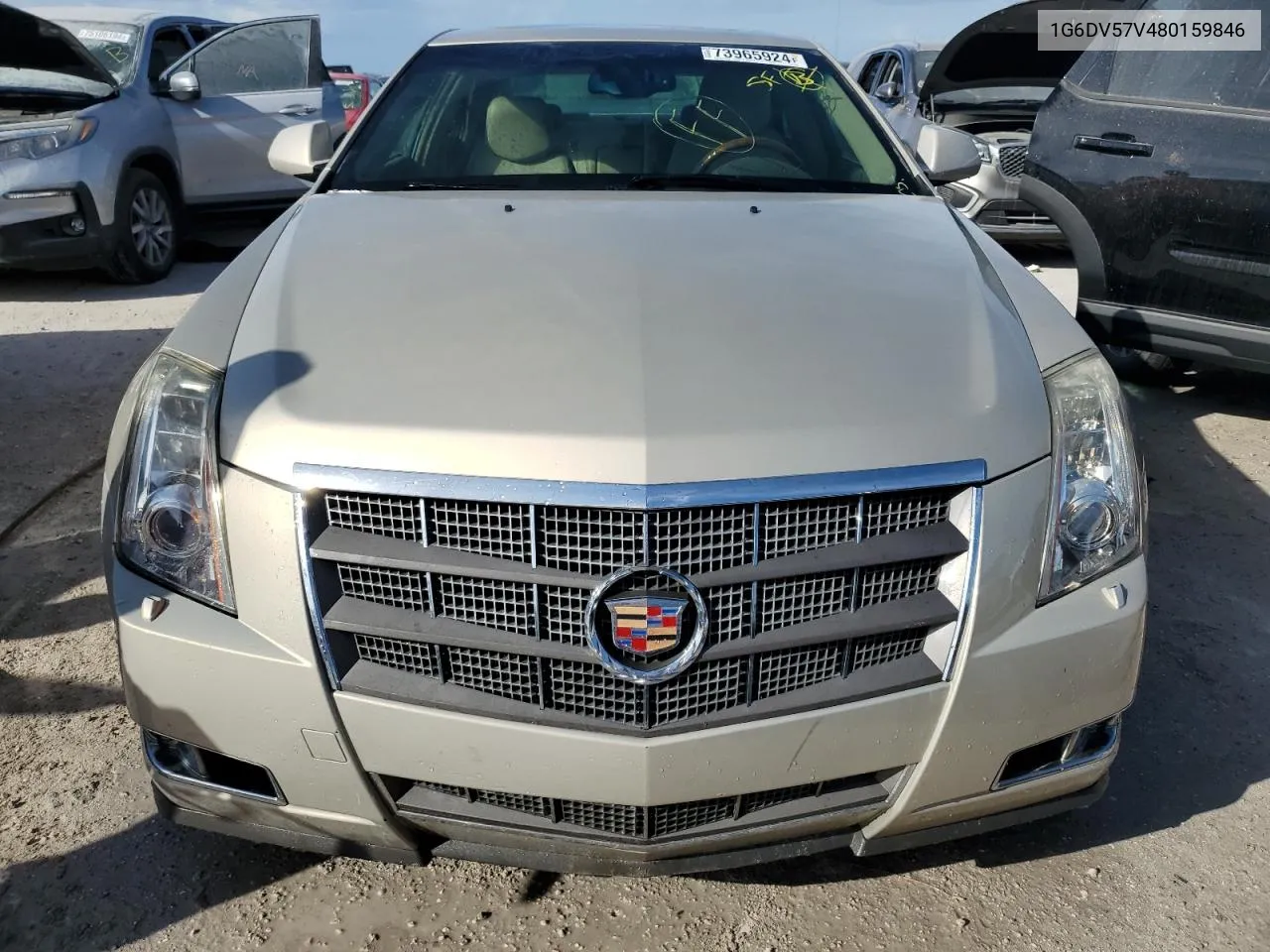 2008 Cadillac Cts Hi Feature V6 VIN: 1G6DV57V480159846 Lot: 73965924