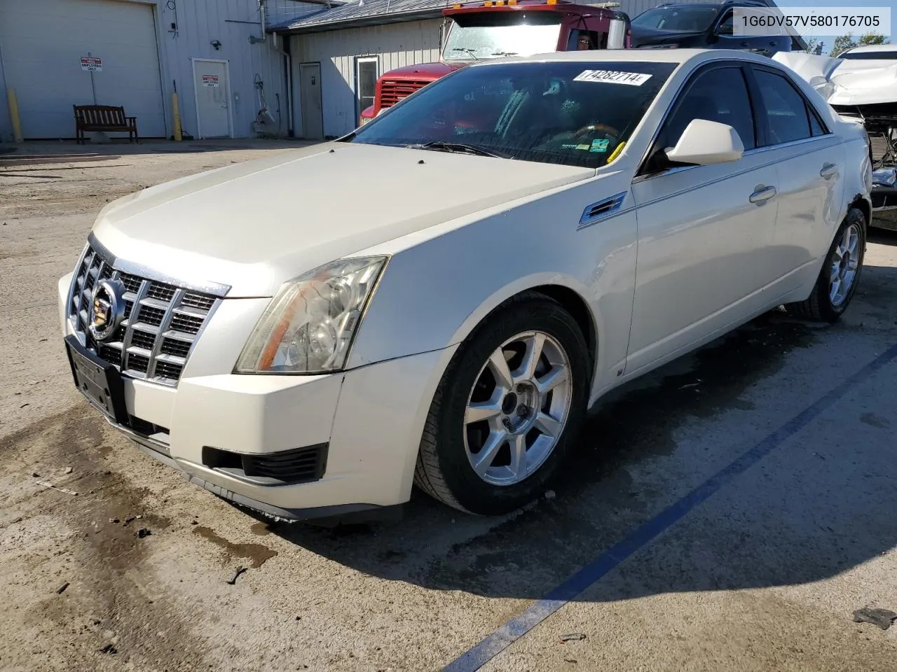 2008 Cadillac Cts Hi Feature V6 VIN: 1G6DV57V580176705 Lot: 74282714