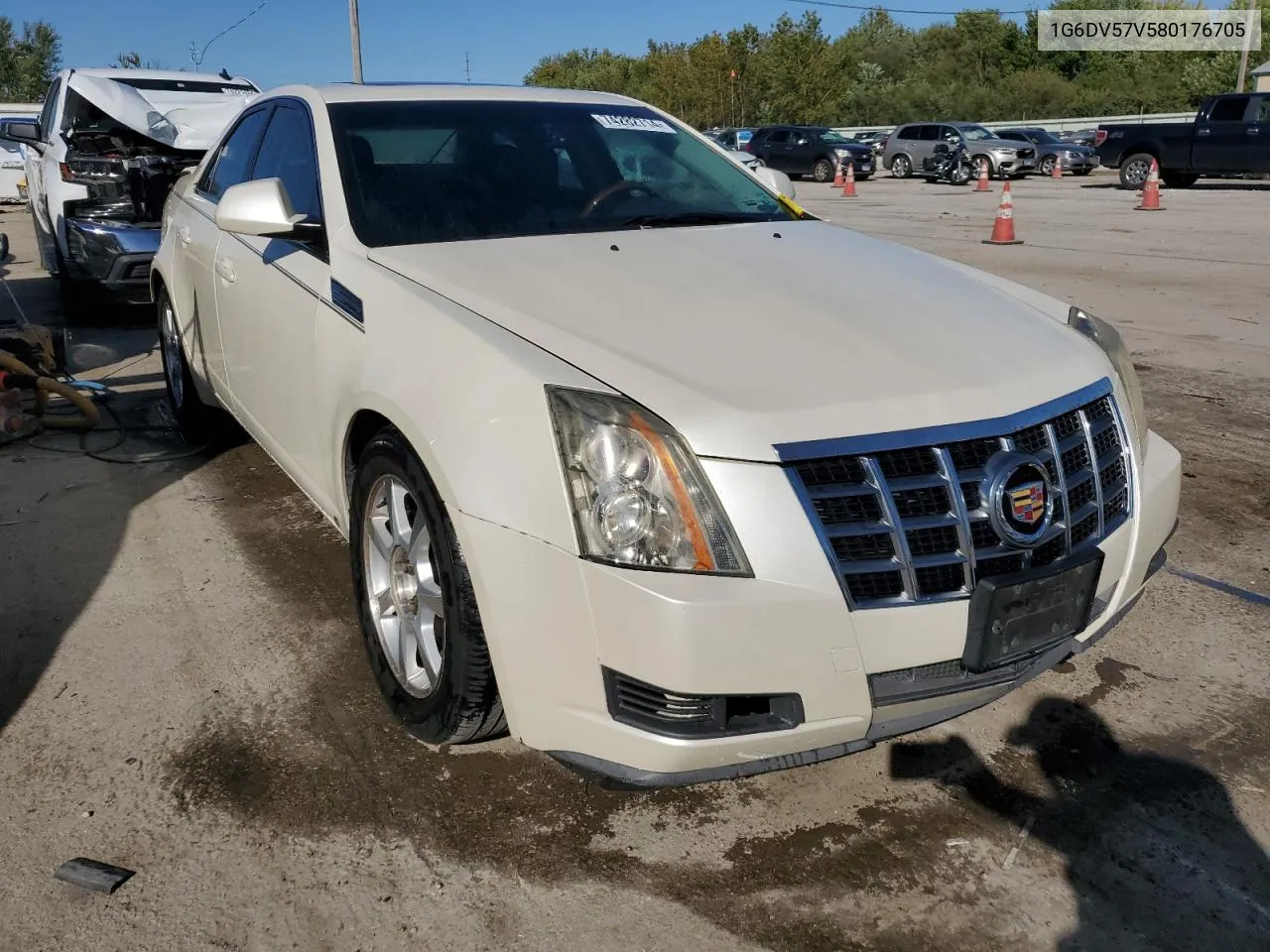 2008 Cadillac Cts Hi Feature V6 VIN: 1G6DV57V580176705 Lot: 74282714