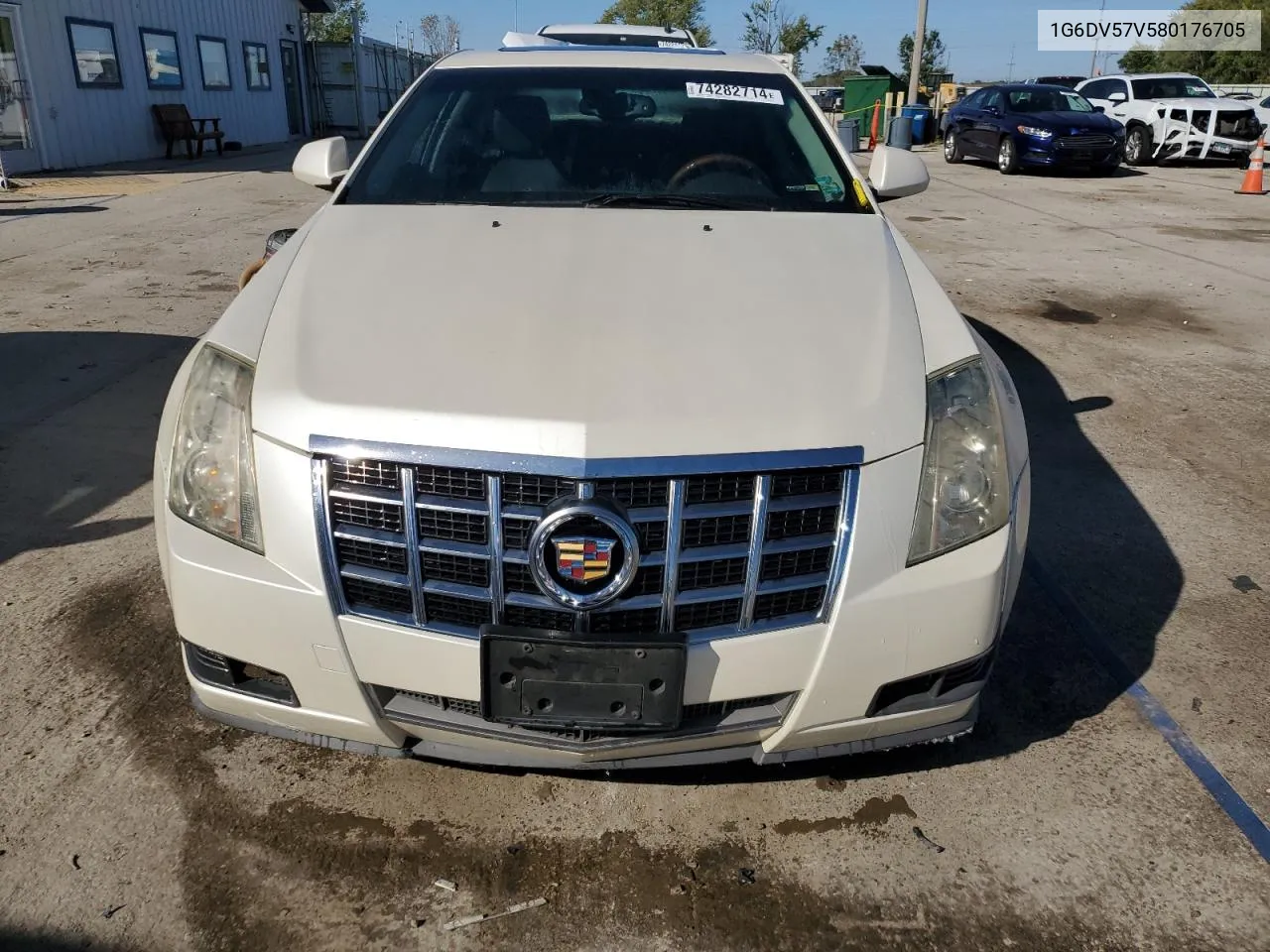 2008 Cadillac Cts Hi Feature V6 VIN: 1G6DV57V580176705 Lot: 74282714