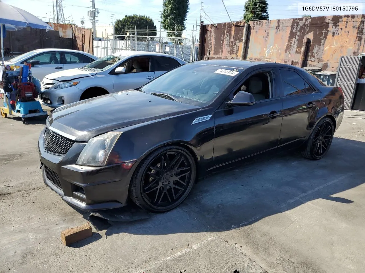 2008 Cadillac Cts Hi Feature V6 VIN: 1G6DV57V180150795 Lot: 74348974