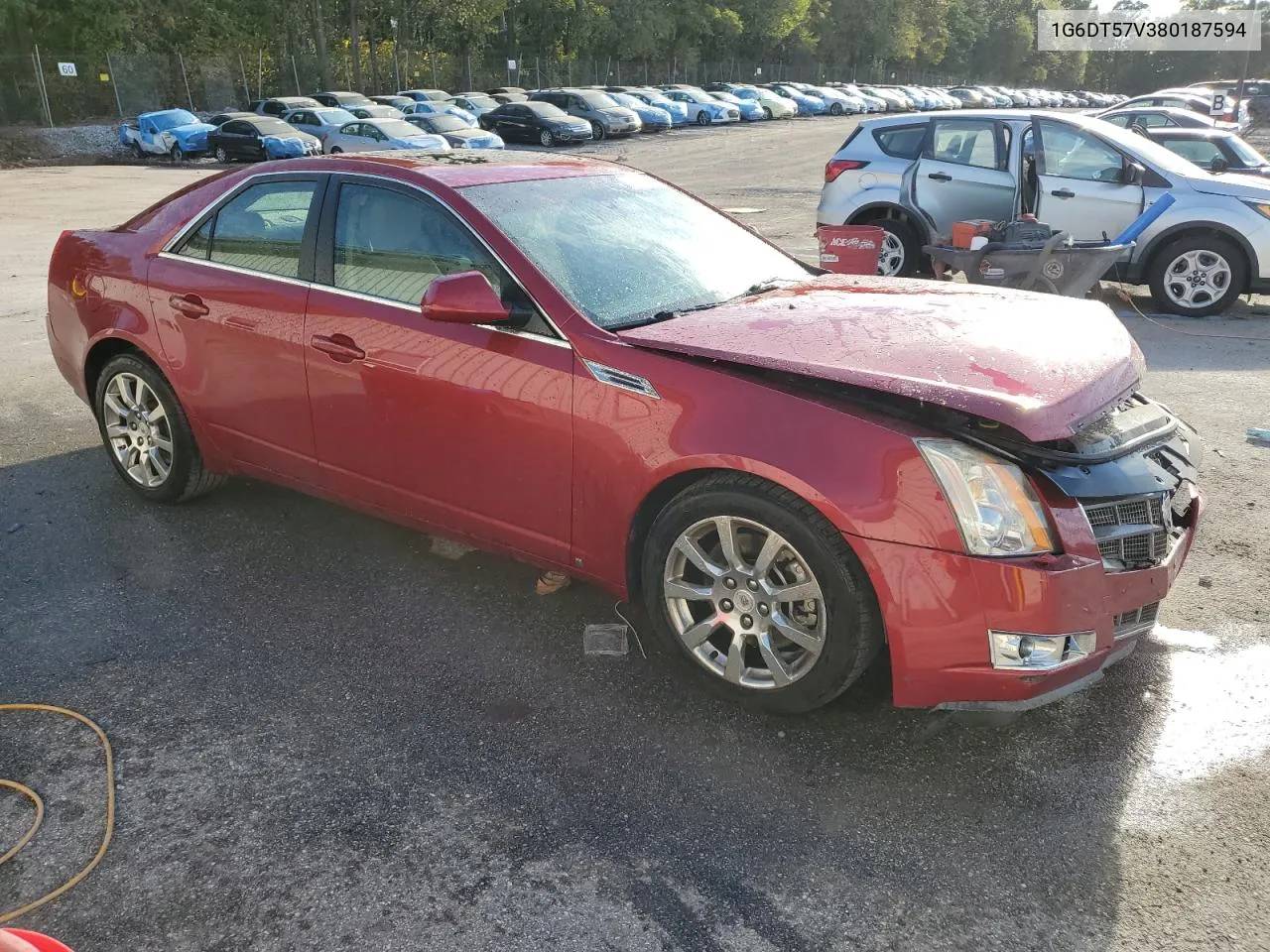 1G6DT57V380187594 2008 Cadillac Cts Hi Feature V6