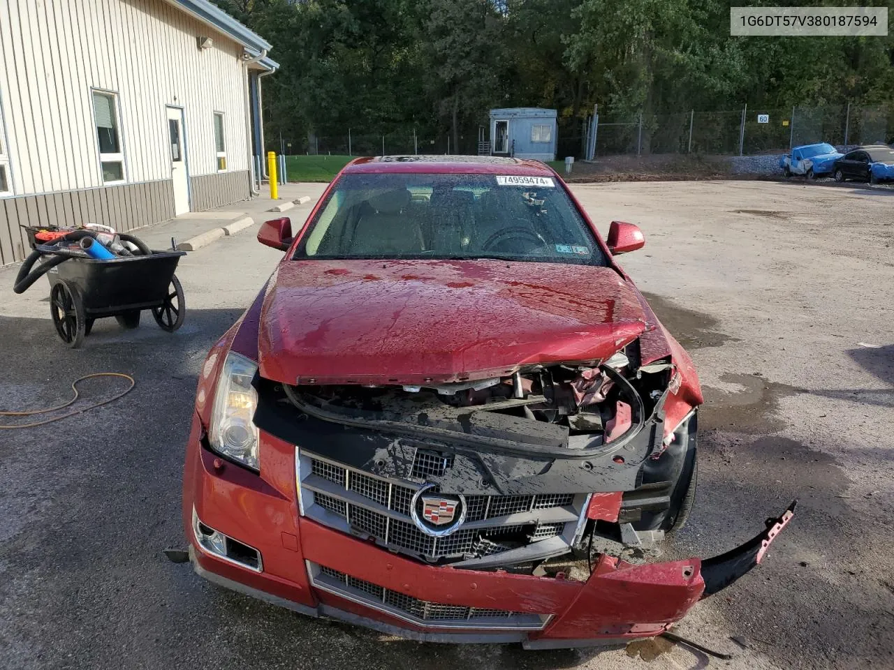 1G6DT57V380187594 2008 Cadillac Cts Hi Feature V6