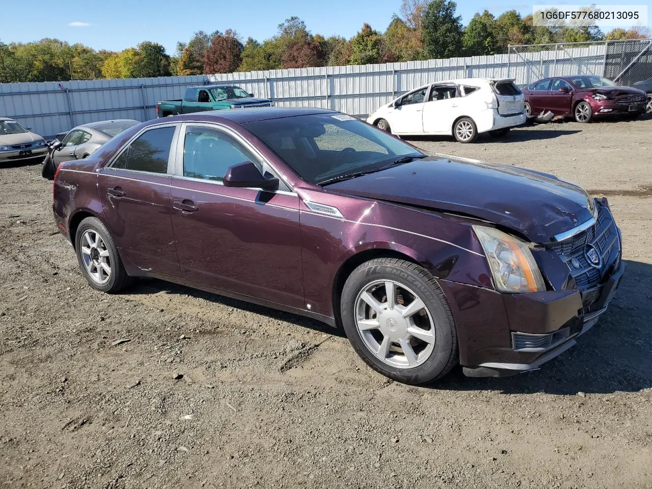 2008 Cadillac Cts VIN: 1G6DF577680213095 Lot: 75020224