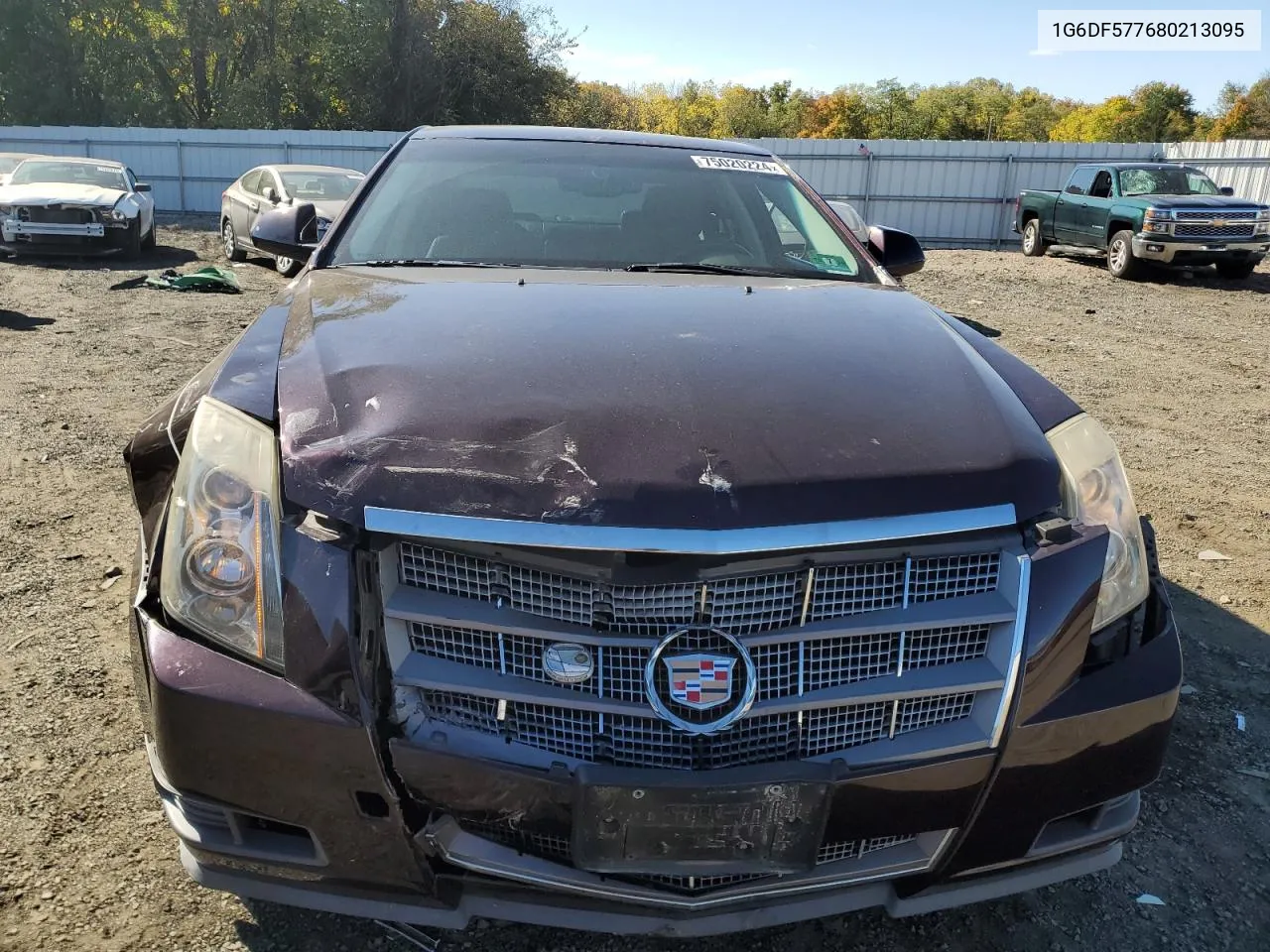 2008 Cadillac Cts VIN: 1G6DF577680213095 Lot: 75020224