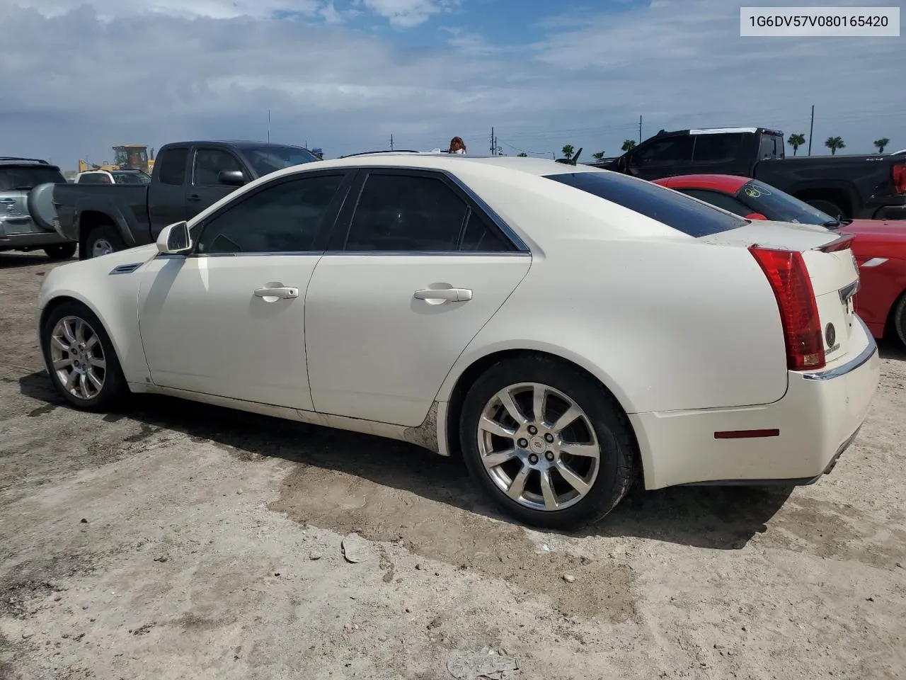 2008 Cadillac Cts Hi Feature V6 VIN: 1G6DV57V080165420 Lot: 75399164