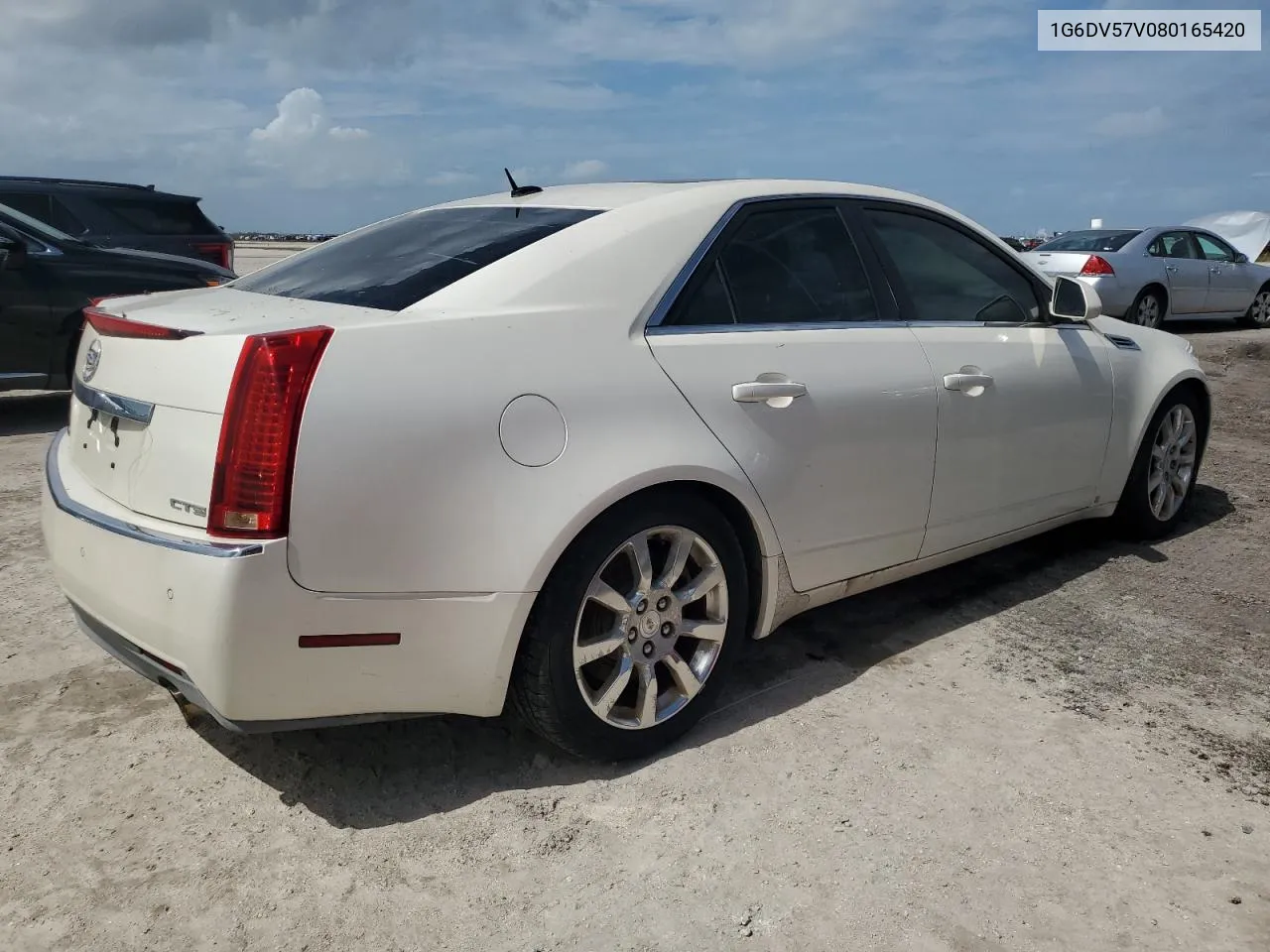 2008 Cadillac Cts Hi Feature V6 VIN: 1G6DV57V080165420 Lot: 75399164