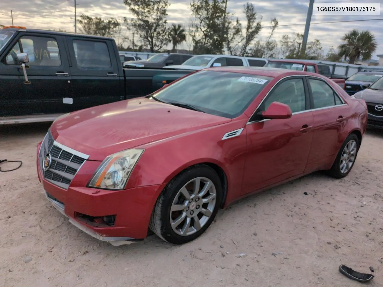 1G6DS57V180176175 2008 Cadillac Cts Hi Feature V6