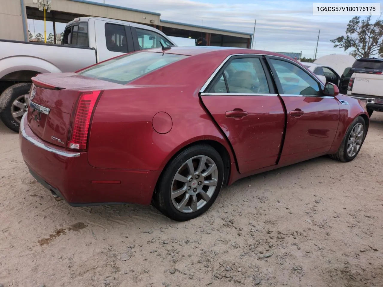 1G6DS57V180176175 2008 Cadillac Cts Hi Feature V6