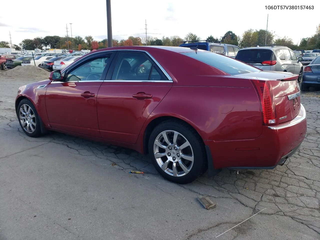 2008 Cadillac Cts Hi Feature V6 VIN: 1G6DT57V380157463 Lot: 76433534