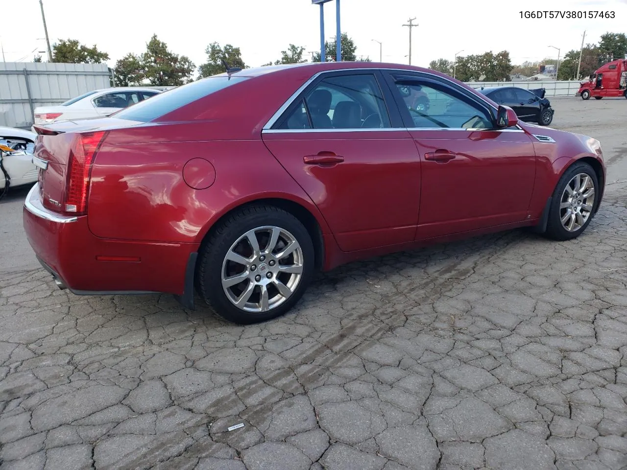 2008 Cadillac Cts Hi Feature V6 VIN: 1G6DT57V380157463 Lot: 76433534