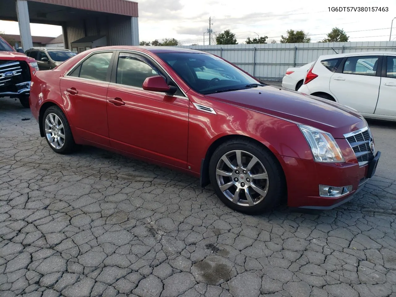 2008 Cadillac Cts Hi Feature V6 VIN: 1G6DT57V380157463 Lot: 76433534