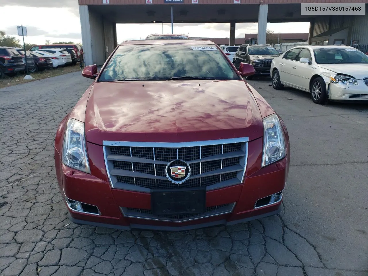 2008 Cadillac Cts Hi Feature V6 VIN: 1G6DT57V380157463 Lot: 76433534