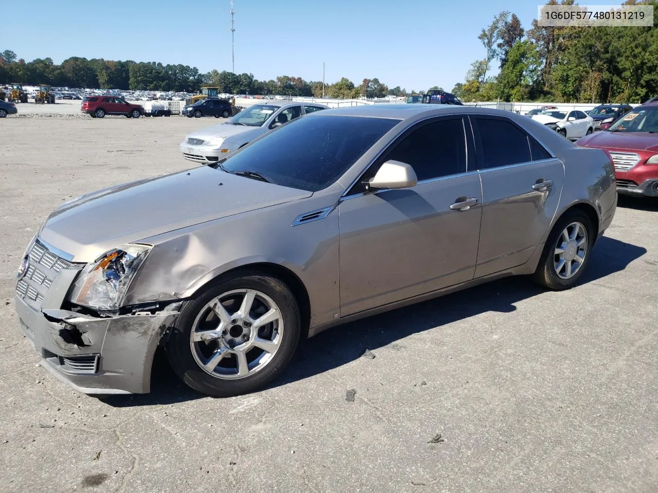 2008 Cadillac Cts VIN: 1G6DF577480131219 Lot: 76473244