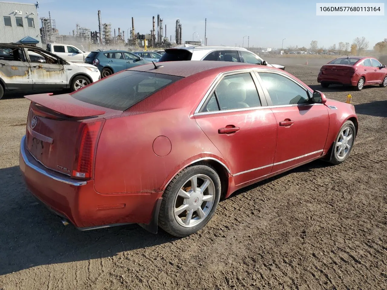 2008 Cadillac Cts VIN: 1G6DM577680113164 Lot: 76894494