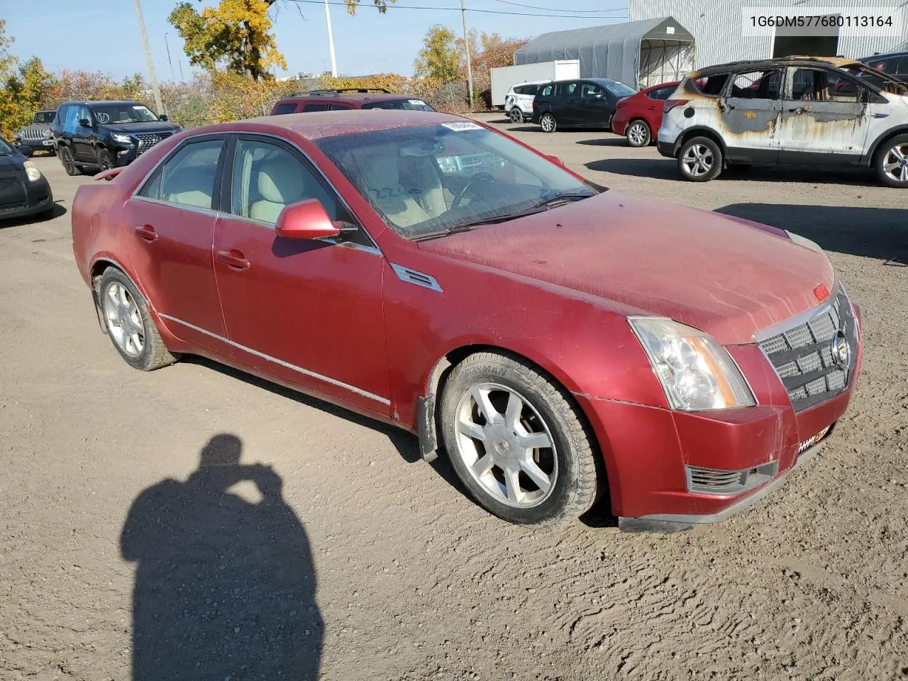 2008 Cadillac Cts VIN: 1G6DM577680113164 Lot: 76894494