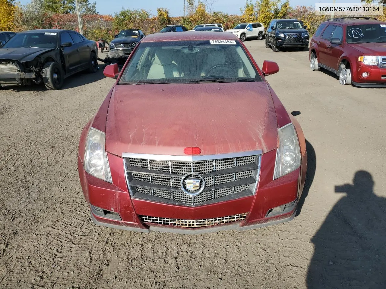 2008 Cadillac Cts VIN: 1G6DM577680113164 Lot: 76894494