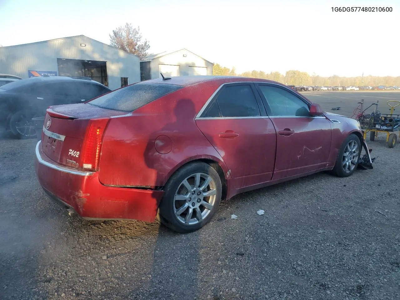 2008 Cadillac Cts VIN: 1G6DG577480210600 Lot: 76940234