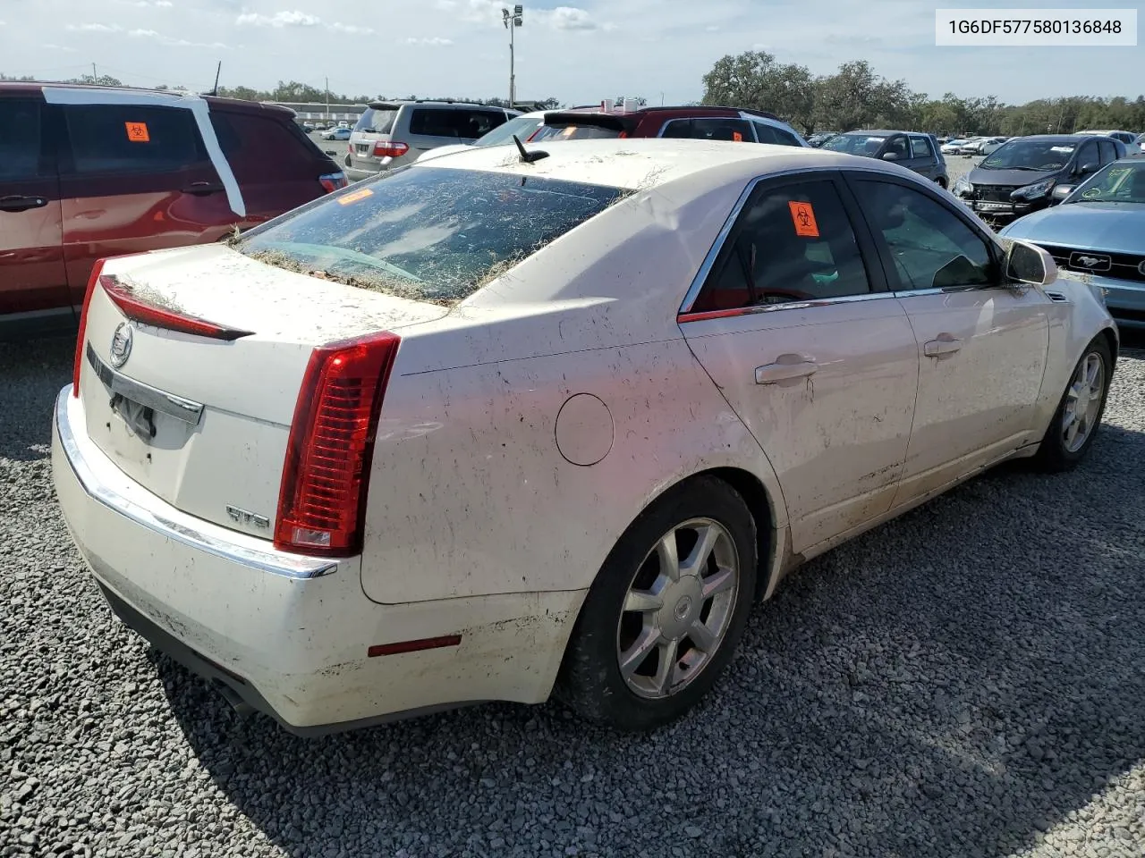 2008 Cadillac Cts VIN: 1G6DF577580136848 Lot: 77139714