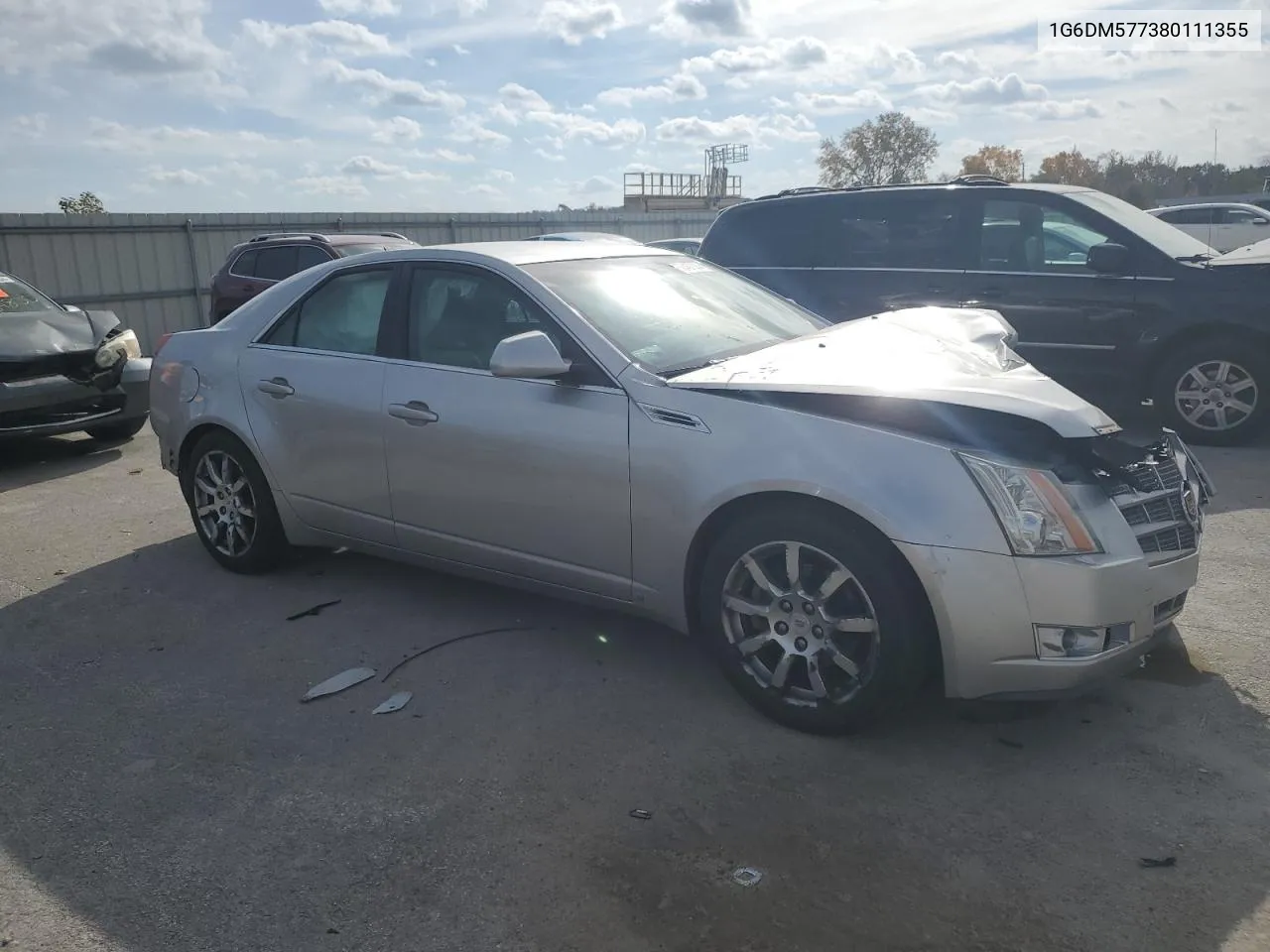 2008 Cadillac Cts VIN: 1G6DM577380111355 Lot: 78457324