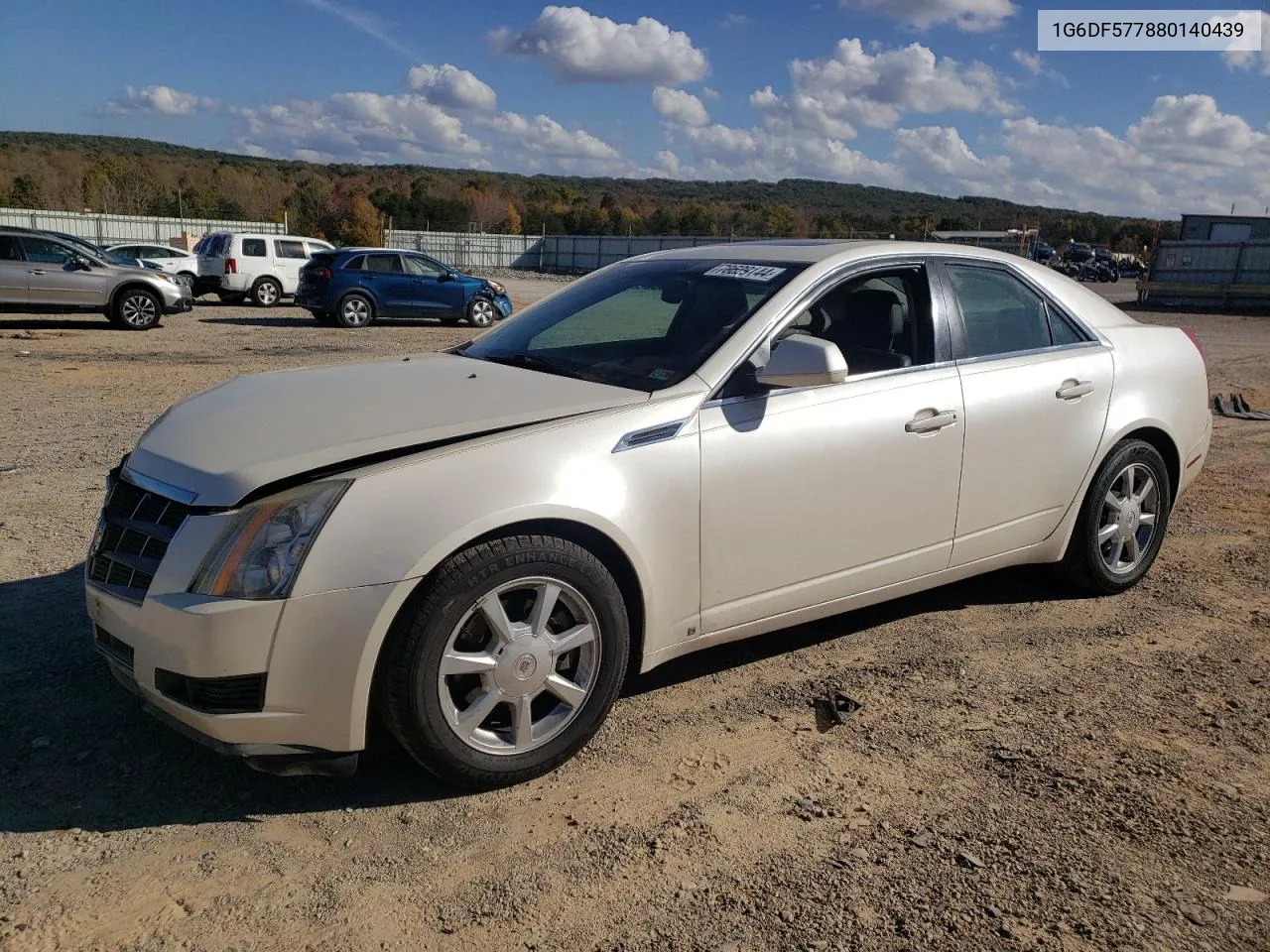 2008 Cadillac Cts VIN: 1G6DF577880140439 Lot: 78629144