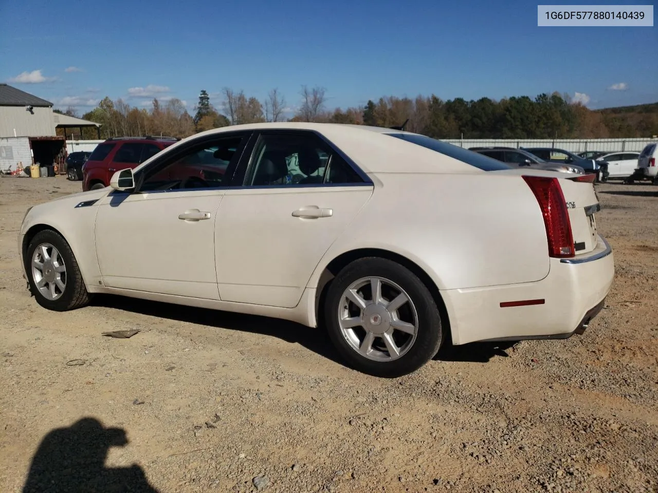 2008 Cadillac Cts VIN: 1G6DF577880140439 Lot: 78629144