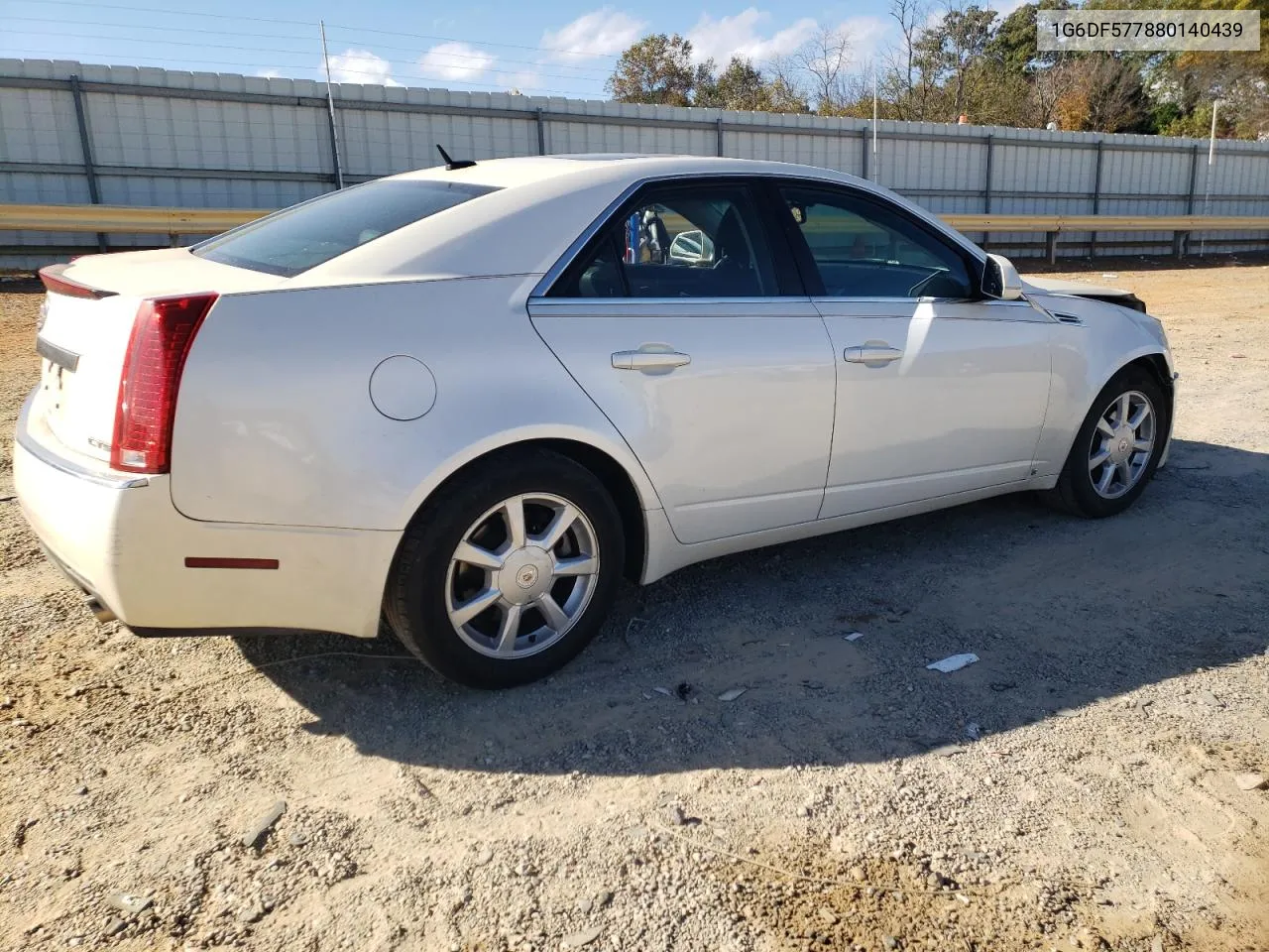 2008 Cadillac Cts VIN: 1G6DF577880140439 Lot: 78629144