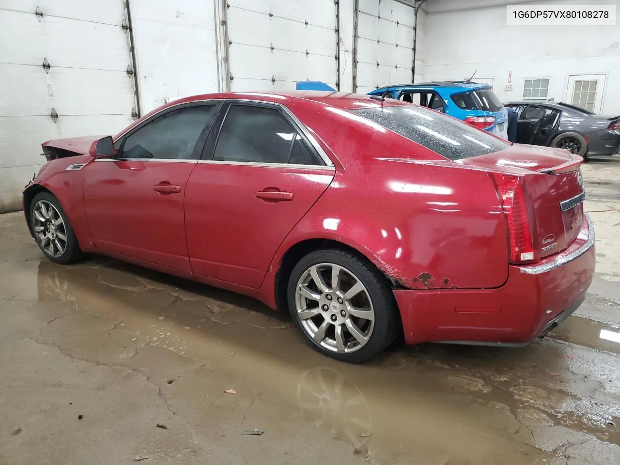 2008 Cadillac Cts Hi Feature V6 VIN: 1G6DP57VX80108278 Lot: 78728174