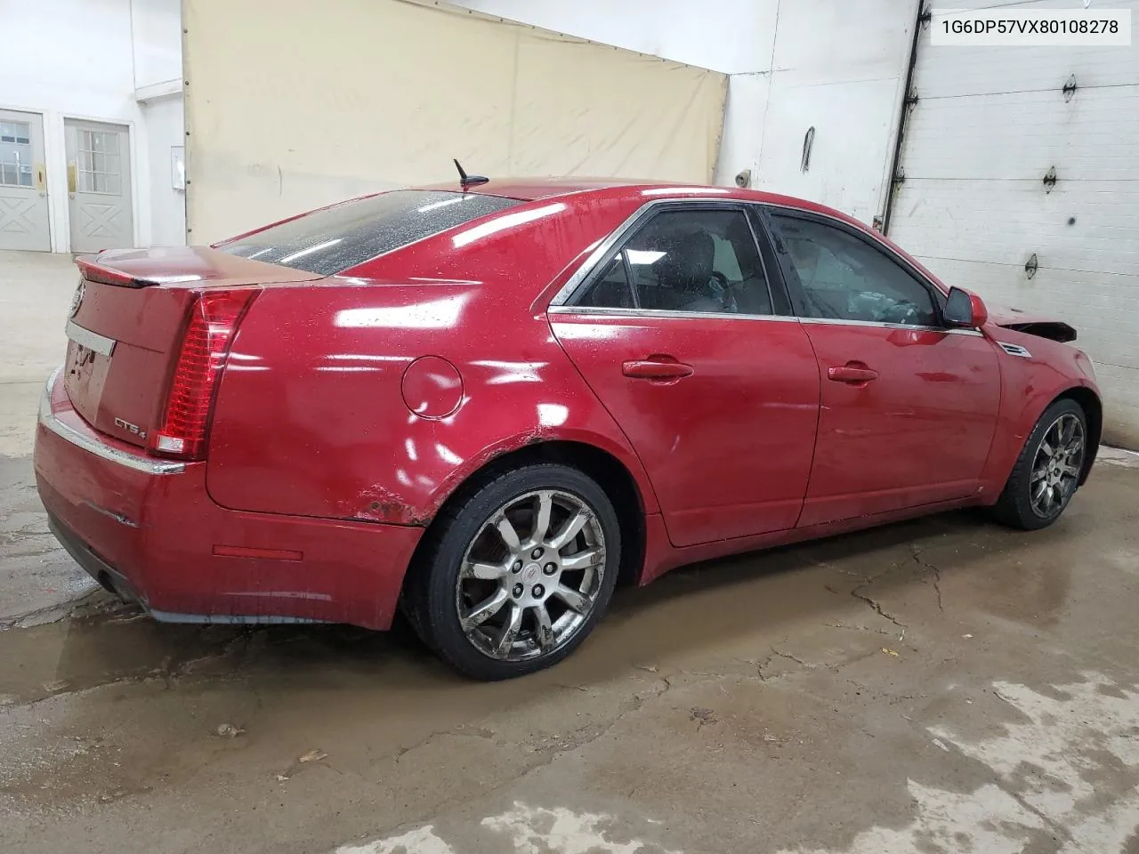 2008 Cadillac Cts Hi Feature V6 VIN: 1G6DP57VX80108278 Lot: 78728174