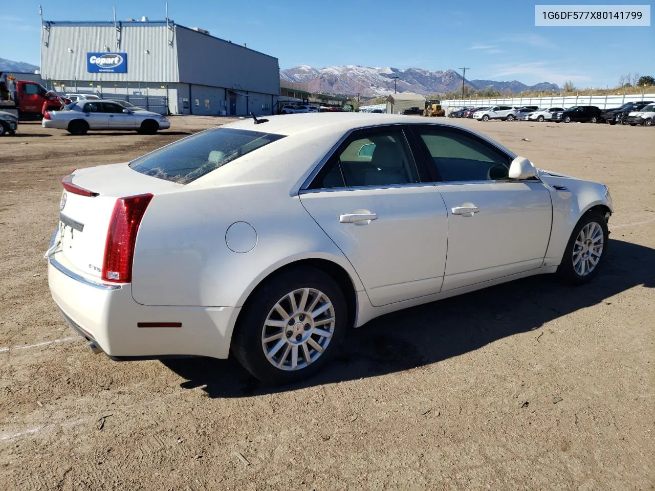 2008 Cadillac Cts VIN: 1G6DF577X80141799 Lot: 79053224